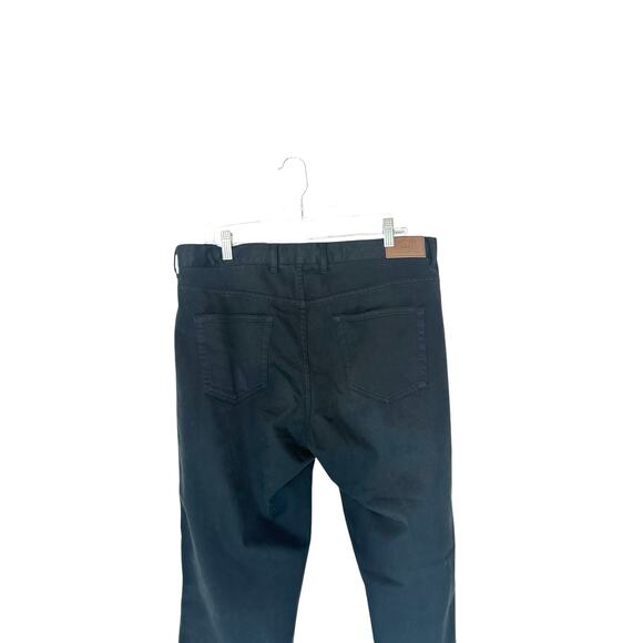 Peter Millar Mens Black Basic Ultimate Sateen 5 Pocket Straight Leg Pant Size 35 - Picture 6 of 10